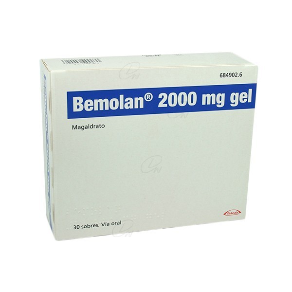 BEMOLAN 2000 mg GEL, 30 sobres