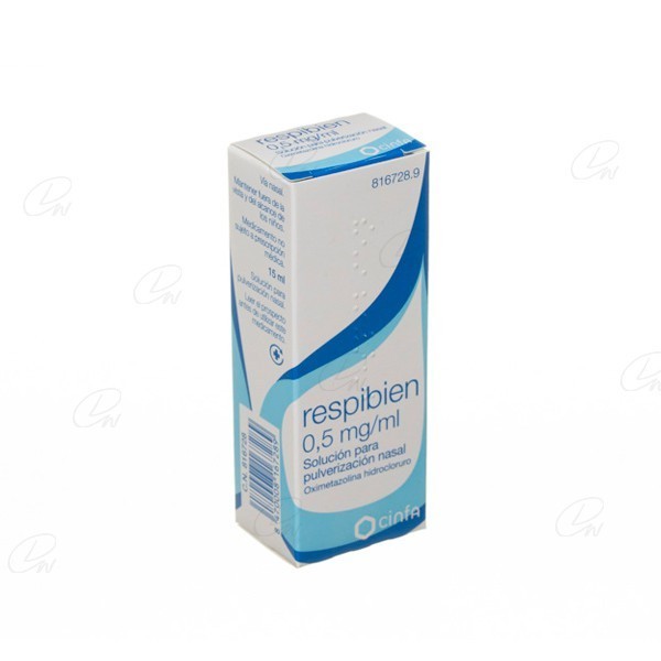 Respibien 0,5 mg/ml solución para pulverización nasal, 1...
