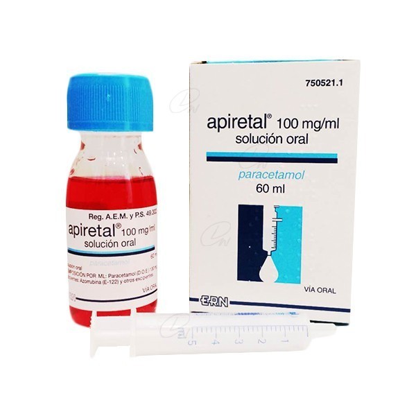 APIRETAL 100 mg/ml SOLUCION ORAL, 1 frasco de 60 ml