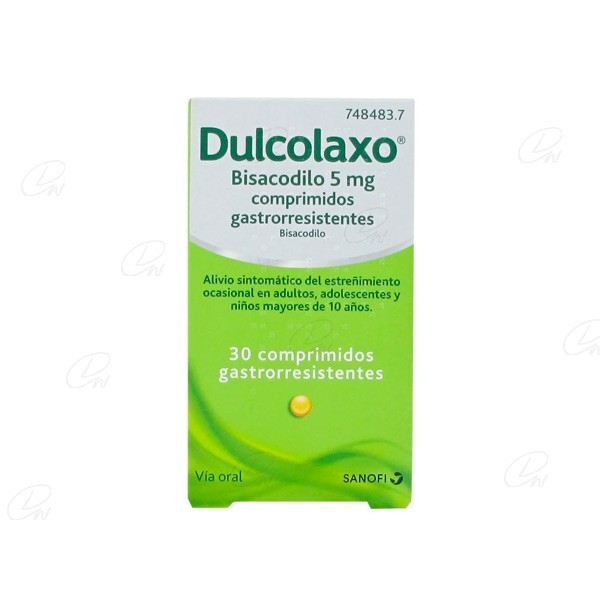 DULCOLAXO BISACODILO 5 mg COMPRIMIDOS GASTRORRESISTENTES,...