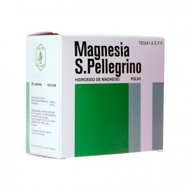 MAGNESIA SAN PELLEGRINO 3,6 g POLVO PARA SUSPENSION ORAL,...