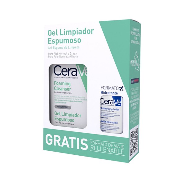 copy of CERAVE GEL LIMPIADOR EMPUMOSO PIEL NORMAL A GRASA + REGALO LOCIÓN HIDRATANTE
