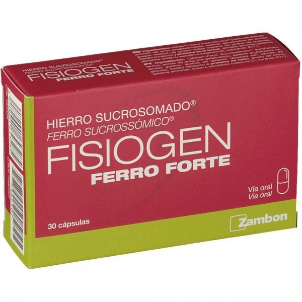 fisiogen ferro forte 30 capsulas