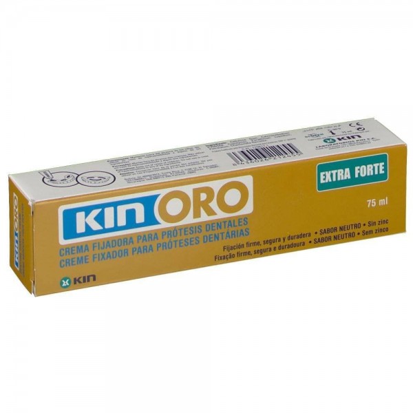 kin oro crema fijadora extra forte 75 ml