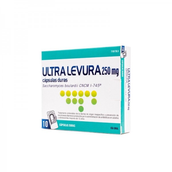 ULTRA-LEVURA 250 MG 10 CAPSULAS
