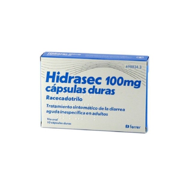 HIDRASEC 100 MG CAPSULAS DURAS