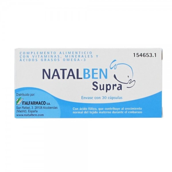 natalben supra 30 capsulas