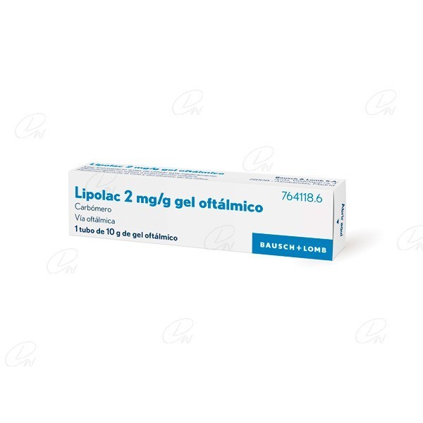 LIPOLAC 2 mg/g GEL OFTALMICO, 1 tubo de 10 g