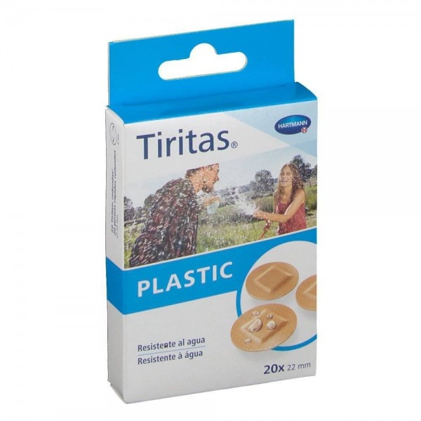 tiritas plastic 20 u redondas