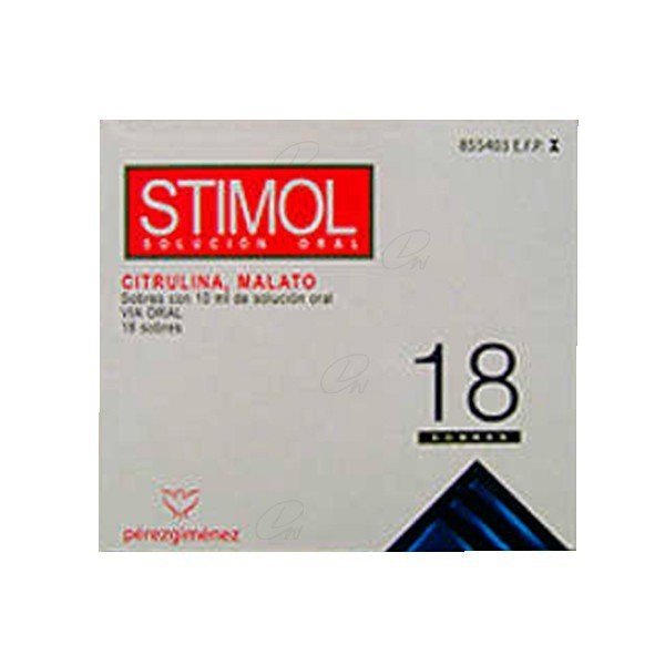 STIMOL SOLUCION ORAL, 18 sobres